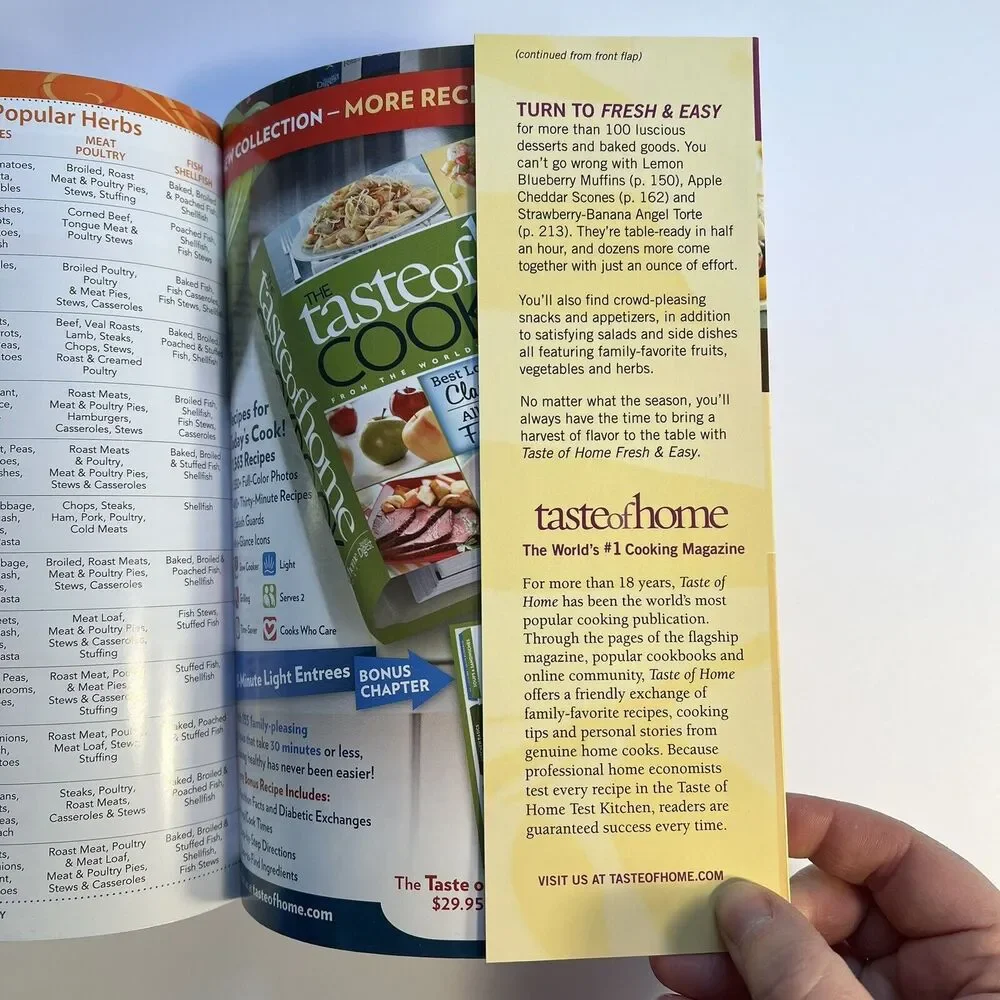 Taste of Home Fresh and Easy 390 Garden Fresh Recipes Cookbook Paperback